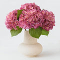 ZYTUYO 20" Real Touch Magenta Hydrangeas 4PCS Artificial Hydrangeas Latex Faux Flowers with Long Stem for Spring Living Room Home Table Centerpiece Kitchen Wedding Party Xmas Floral Decoration