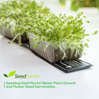 MET Certified Seedling Heat Mat, Seedfactor Waterproof Durable Germination Station Heat Mat, Warm Hydroponic Heating Pad for Indoor Home Gardening Seed Starter(3.5" X 21")