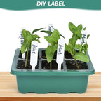 Artcome 5-Pack Seed Starter Tray - 6 Cells Each with Push-Up Ejector - Seed Starter Kit for Rapid Growth and Healthy Seedlings at Home - 30 Cells in Total
