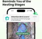 Birdfy Bird House with Camera Solar Powered with Iron Guard for Outside, AI Identify, 1080P HD & Night Vision for Bluebird Finch Swallow Wren Chickadee Nesting Watching, Auto Detect & Notify