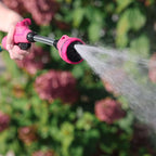 65103-AMZ Sprout 8-Pattern 15" Watering Wand and QuickConnect Product Adapter Amazon Bundle, Raspberry Red