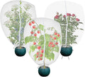 Gardtree 3PCS 5 × 6.2 FT Bird Insect Barrier Fruit Tree Netting, Double Zipper & Drawstring, Garden Bird Netting for Blueberries, Tomatoes, Peppers, Shrubs – Reusable Mesh Barrier