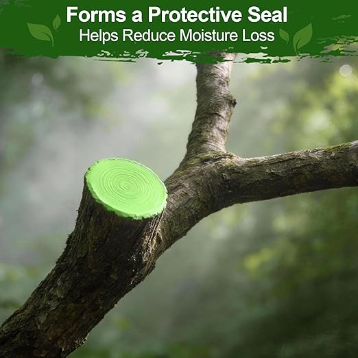 Tree Wound Sealer & Dressing, 500g Pruning & Grafting Healing Paste for Trees, Shrubs, Bonsai & Roses – Fast-Acting Protective Seal, Plant-Friendly, Dark Green