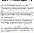 Meekear 5 Bonsai Tree Kit Complete Plant Growing Tools, Grow in Pot Indoor Bonsai Tree Starter Kit, Great Home Gardening Potted Plants DIY Gift for Adults