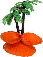 Needzo DIY Terrarium Kit, Small Hermit Crab Starter Kit with Wire Cage, Palm Tree Water Holder, Sponge, Bag of Food and Gravel, All in One Pet Supplies, Color May Vary, 4.5 Inches