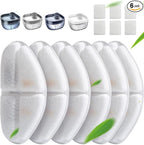 6 Pack of Filter & 6 Pump Sponges FEELNEEDY only for (FN-W05) 7L/1.8Gal Dog Water Fountain, Dog Water Bowl Dispenser