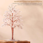 Hopeseed Rose Quartz Chakra Crystal Tree of Life Handmade Bonsai Healing Crystals Tree for Home, Desk, Living Room, Office Decor for Positive Energy, Good Luck Birthday Gift for Women, Mom, Men