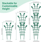 Small Trellis for Potted Plants, Stackable Plant Trellis Indoor Outdoor Climbing Plant Support for Pothos Hoya Vine Ivy Houseplants Flower (8)