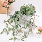 2pcs Small Artificial Hanging Plants Fake Hanging Plant with Pot Plants Indoor Decor Faux Greenery Hanging Vines Potted for Bedroom Shelf Outdoor Garden Decoration