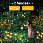 6-Pack Garden Solar Lights, 48 LED Solar Lights Outdoor for Garden Decor, Waterproof Firefly Light Outdoor (Sway by Wind), Swaying Light for Outside Yard Pathway Landscape Decorations (Warm White)