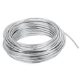 PATIKIL 3mm Bonsai Training Wire, 1 Roll Floral Wire Stems Anodized Aluminum Tree Wire 32.8 Feet Total for Gardening Branch Fixing, Silver