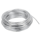 PATIKIL 3mm Bonsai Training Wire, 1 Roll Floral Wire Stems Anodized Aluminum Tree Wire 32.8 Feet Total for Gardening Branch Fixing, Silver