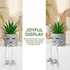Small Artificial Succulent Plant in Pot 1PC - Lifelike Fake Succulent for Indoor Home Decor,Real Touch Mini Potted Plant for Bathroom Kitchen Window Sill,Office Desk,Shelf Decor Accessories