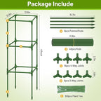 Legigo 2 Pack Square Tomato Cages- 45 Inch Heavy Duty Tomato Trellis for Climbing Plants Outdoor, Tomato Plant Support Stakes Cage Garden Trellis for Garden Raised Garden Bed Cucumbers Vegetables