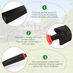FR Handheld Weed Puller for Driveway Cracks – Portable Crevice Weeder Tool with V-Shaped Steel Blade – Manual Grass & Dandelion Remover for Patio, Sidewalk & Garden