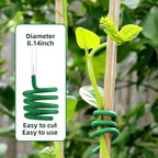Decoroca Soft Plant Ties for Support - 65.6' Reusable Waterproof Plant Wire, Garden Twist, Office Organization and Decoration Binding（3pcs/Green）