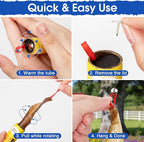 16 Pack Outdoor Fly Trap Indoor for Home, Fly Strips Indoor Sticky Hanging with Pins, Flies Paper Tape Ribbon Roll Hunter Catcher for Fruit Flies and House Gnat Fungus