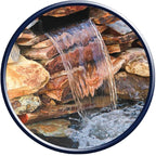 Anjon Manufacturing 10" Waterfall Spillway with Inlet for Water Oxygenation