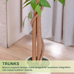 Artificial Ficus Tree 6FT Tall, Faux Ficus Tree Indoor Outdoor, Fake Silk Ficus Plant with Planter, Lifelike Leaves Large Potted Floor Tree for Home Office Living Room Porch Decor