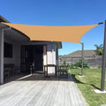 SUNNY GUARD Custom Size 7'x10' Peach Fuzz Sun Shade Sail Rectangle UV Block Shade for Backyard Yard Patio Deck Garden(Customized)