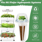 Herb Seed Pods Kit Hydroponic - Refill Pod for All Indoor Garden, 8 Grow Pods with Seeds of Thyme & Plant Food, Compatible with All Hydroponics Growing Systems
