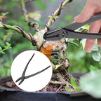 HARFINGTON Bonsai Jin Pliers 8.7 Inch 220mm Bonsai Tool Wire Plier Branch Cutter Gardening Pruner for Branch Cutting, Black