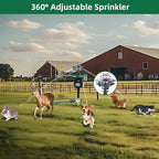 Motion Activated Sprinkler Outdoor Waterproof Repellent for Yard