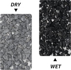 LOIOOJ Black Natural River Rocks, 0.5-1 Inch Decorative Stones for Plants, Garden, and Landscaping – 10LB, Ideal for Walkways, Vases, Crafting, Garden Pathways, and Outdoor Landscaping
