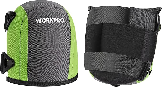 WORKPRO Garden Knee Pads For Unisex-Adult, Flooring Kneepads with Foam Padding, Comfortable Kneeling Cushion for Gardening, House Cleaning, Construction Work