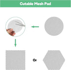 150 Mesh for Plant Plant Hole Mesh Pads Drainage Screen Plastic Round Flower Hole MeshScreen Cover Pad 2 3 4 Inch Assorted SizesMesh Preventing Soil Leakage