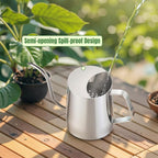 Watering Can for Indoor Plants, Indoor Watering Can with Long Spout and Handle Rust-Proof 304 Stainless Steel Material (1000ml/34oz)