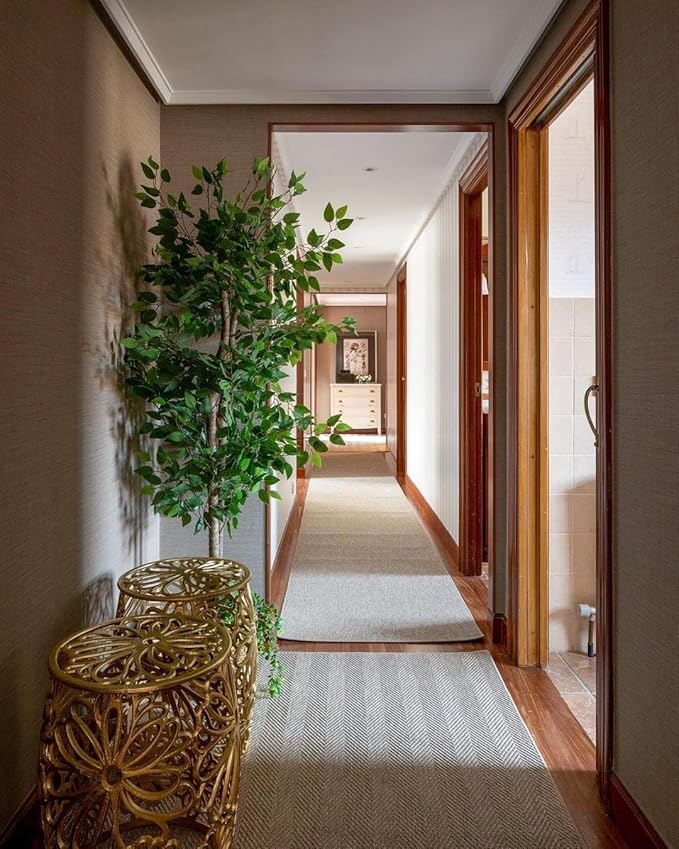 BLAINE | Ficus 71in | Decorative Artificial Plants | Large Artificial Plant | Artificial Plants for Indoor/Outdoor use | Realistic Decorative Artificial Plant for Home