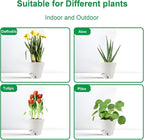 Pottiffe Self-Watering-Pots-for-Indoor-Plants, 8 Inch Flower Pots for Indoor Plants, 3 Pack Plastic Planters with Drainage Holes and Saucers