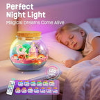 LAOESE Unicorn Light-Up Terrarium Kit for Kids – LED Night Light DIY Arts and Crafts Kit, Unicorn Toys for Girls Ages 4 5 6 7 8-12 – Birthday Gifts for Girls
