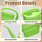 Watering Can - for Indoor Plant Garden - 1/3 Gallon - Green