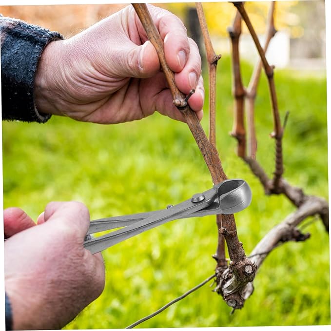 Mikikit Bonsai Pruning Shears Bypass Pruner for Precise Trimming Ergonomic Gardening Tool for Home Gardeners and Bonsai Artists Durable and Comfortable Handling