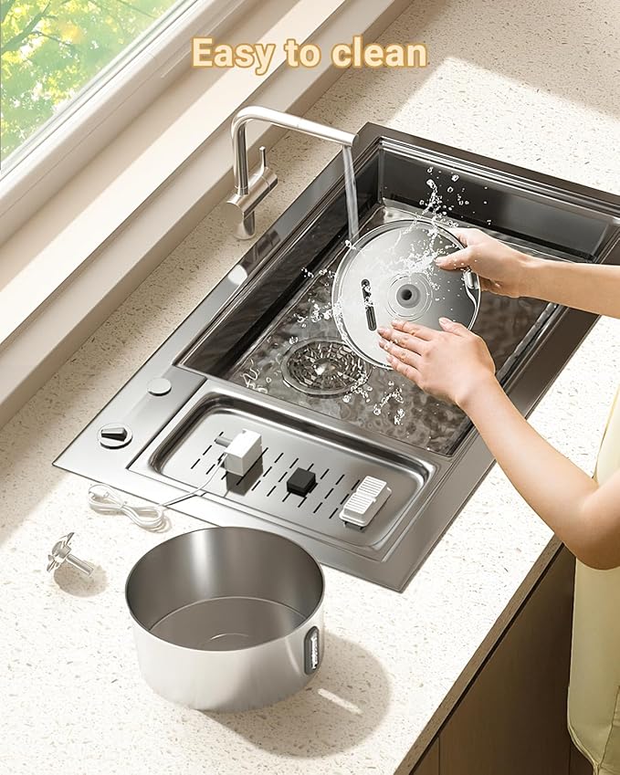 Stainless Steel Cat Water Fountain - 108oz/3.2l Metal Pet Water Bowl Dispenser with Quiet Pump - Automatic Water Fountains for Dog/Cats Drinking - Pets Waterer Indoor with Replacement Filters
