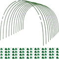 MAXPACE Greenhouse Hoops for DIY Grow Tunnels Less Than 2.7ft Wide, Rust-Free Fiberglass Support Hoops Frame for Garden Fabric, Plant Support Garden Stakes, Gardening Supplies, 50pcs