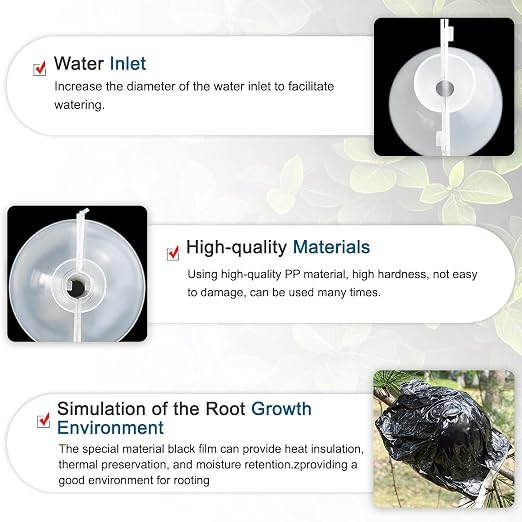 SupKing 8 Pcs Plant Rooting Grow Propagation Ball Air Layering Pods Clear Assisted Cutting Rooting Reusable Plant Rooting Device High Pressure Ball Grafting Device Root Box for Plants