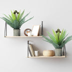 2 Pack Small Fake Plants Potted Artificial Plants Indoor for Home Decor Office Room Farmhouse Indoor Table Bathroom Decor