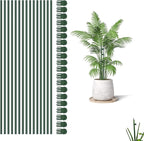 35 Pcs Plant Support Kit: 15pcs Rubber-Coated Garden Stakes (12 Inch) & 20pcs Plant Clips - Adjustable Bendable Stems for Tall Flowers, Indoor & Outdoor Plants, Craft DIY