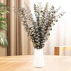 Tavkite 16 Pcs Dried Eucalyptus Stems, 17'' Natural Fresh Eucalyptus Leaves Branches Hanging for Shower, Preserved Real Plant Live for Home SPA Wall Bathroom Wedding Party Vase Decor