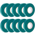 Easytle Stretch Tie Tape Roll, 1/2" 150ft Garden Tie Tape, Thick Sturdy Plant Ribbon Garden Green Vinyl Stake Gardening Tools for Indoor Outdoor Patio Plant Use (10 Pack)