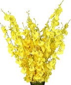 Artificial Flowers Orchids Silk Fake Flowers in Bulk, 11 Pcs (Each 28”), for Wedding Festive Party Home Office Decoration, No Include Vase.