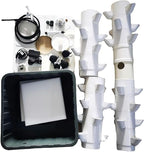 FLTRGO Hydroponics Tower, 45 Holes Aquaponics Grow System, Hydroponic Growing System, Soilless Cultivation Growing System, Garden Tower Aeroponics Growing Kit