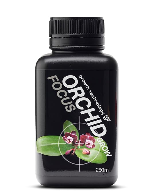 Growth Technology GT Orchid Grow Focus - Liquid Plant Food and Nutrient for Orchids, Bromeliads, and Indoor Plants - Promotes Healthy Foliage, Strong Roots and Lush Leaves - 8.5 fl oz (250 mL)