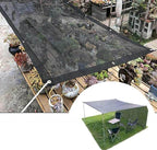 Shade Cloth for Patio Shade Sail 4m X 5m Sun Canopy Heat Insulation Shade Cloth, Tear Resistance, 90% Shade Sail Shade Netting for Plants, Greenhouses, Patios,black-6x7m
