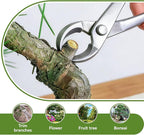 Bonsai Cutters, 8.5inch Concave Cutter Bonsai Tools Stainless Steel Bonsaii Tree Knob Cutter Gardening Concave Pruner Tree Branch Cutter Long Reach Bonsaii Tools
