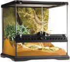 Exo Terra Glass Terrarium Kit, for Reptiles and Amphibians, Mini Wide, 12 x 12 x 12 Inches, PT2600A1