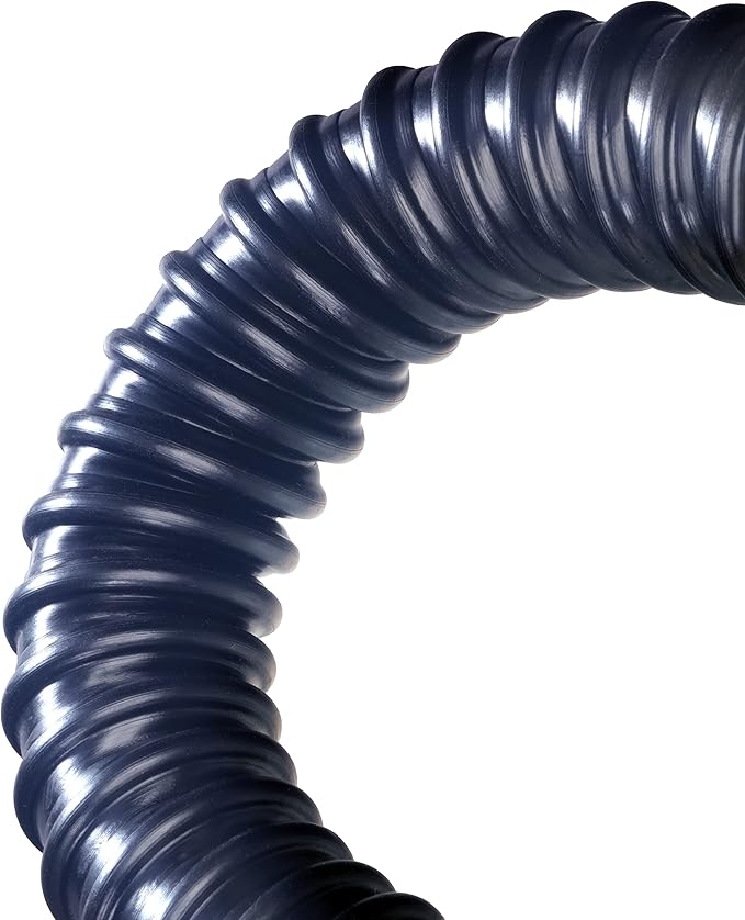Pennington Aquagarden Aquagarden Flexible Reinforced Pond, 20ft x 1” Internal Diameter, Smooth-bore PVC Pond Tubing, Includes 2 stainless steel Hose Clamps, Corrugated, Tough and Strong